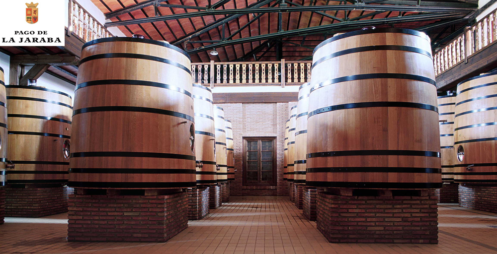 French oak vats for the fermentation of the Pago wine